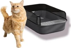 Merkloos Kattenbak - Zwart - Open - Incl. Schep - Modern - Hip - Trendy - Design Kattenbak -Huisdierbenodigdheden 1200x823 7