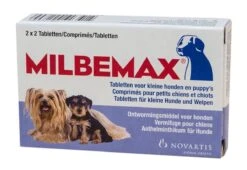Milbemax Kleine Hond & Puppy's Van 0,5 Kg Tot 10 Kg - 1 St à 2 X 2 Tabletten -Huisdierbenodigdheden 1200x827 1