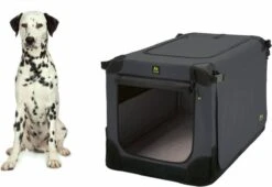 Maelson Soft Kennel - Robuuste Hondenbench Van Zacht Materiaal - Opvouwbare Kennel Met Stevig Stalen Binnenframe - Zwart/antraciet - XXS / XS / S / M / L / XL / XXL - 72 S -Huisdierbenodigdheden 1200x827 7