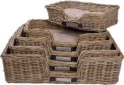 Happy-House Rieten Hondenmand - XL - 90 X 70 Cm Incl Kussen -Huisdierbenodigdheden 1200x828 9