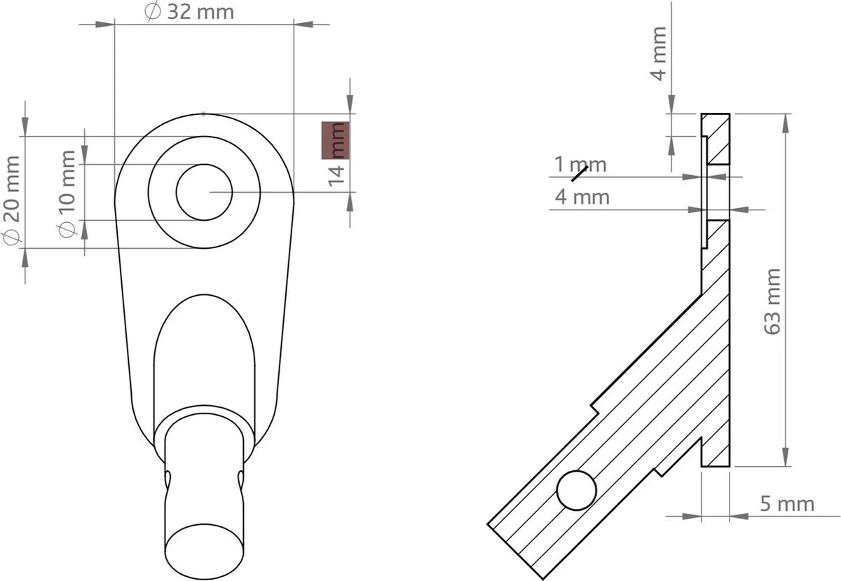 Merkloos Hondenfietskar Koppeling 2 Merkloos Hondenfietskar Koppeling - Afbeelding 2
