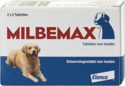Milbemax Grote Hond 2x2 Tabletten - 1 ST à 2 X 2 TABL