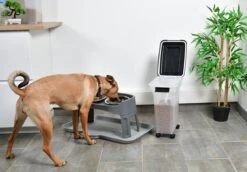 Iris Ohyama Air Tight Food Container ATS-M - Kunststof- 20 Liter - Transparant/Zwart - Met Schepje -Huisdierbenodigdheden 1200x835 2