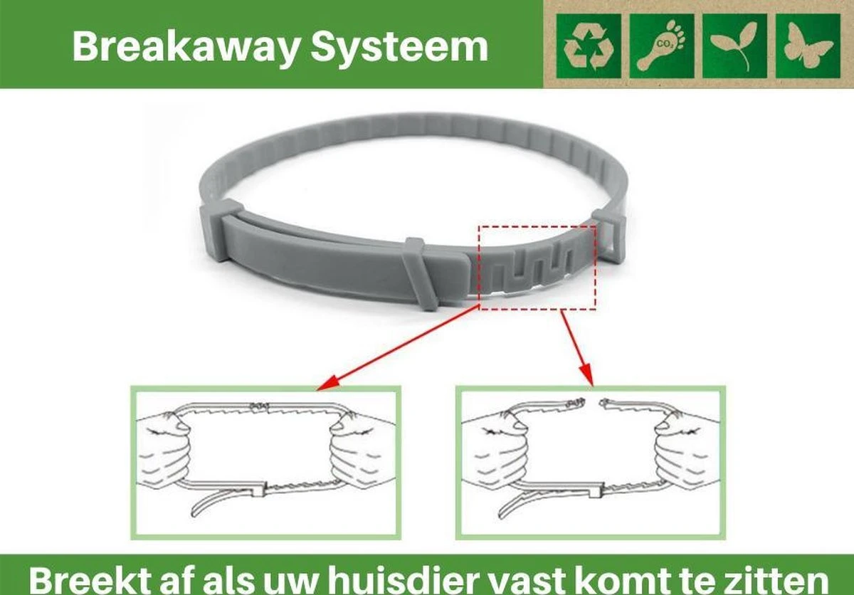 Vlooienband Voor Honden - Paars - 100% Natuurlijk - Vlooien En Teken - Geschikt Voor Alle Honden - Anti Allergie - Zonder Pesticiden 2 Vlooienband Voor Honden - Paars - 100% Natuurlijk - Vlooien En Teken - Geschikt Voor Alle Honden - Anti Allergie - Zonder Pesticiden - Afbeelding 2