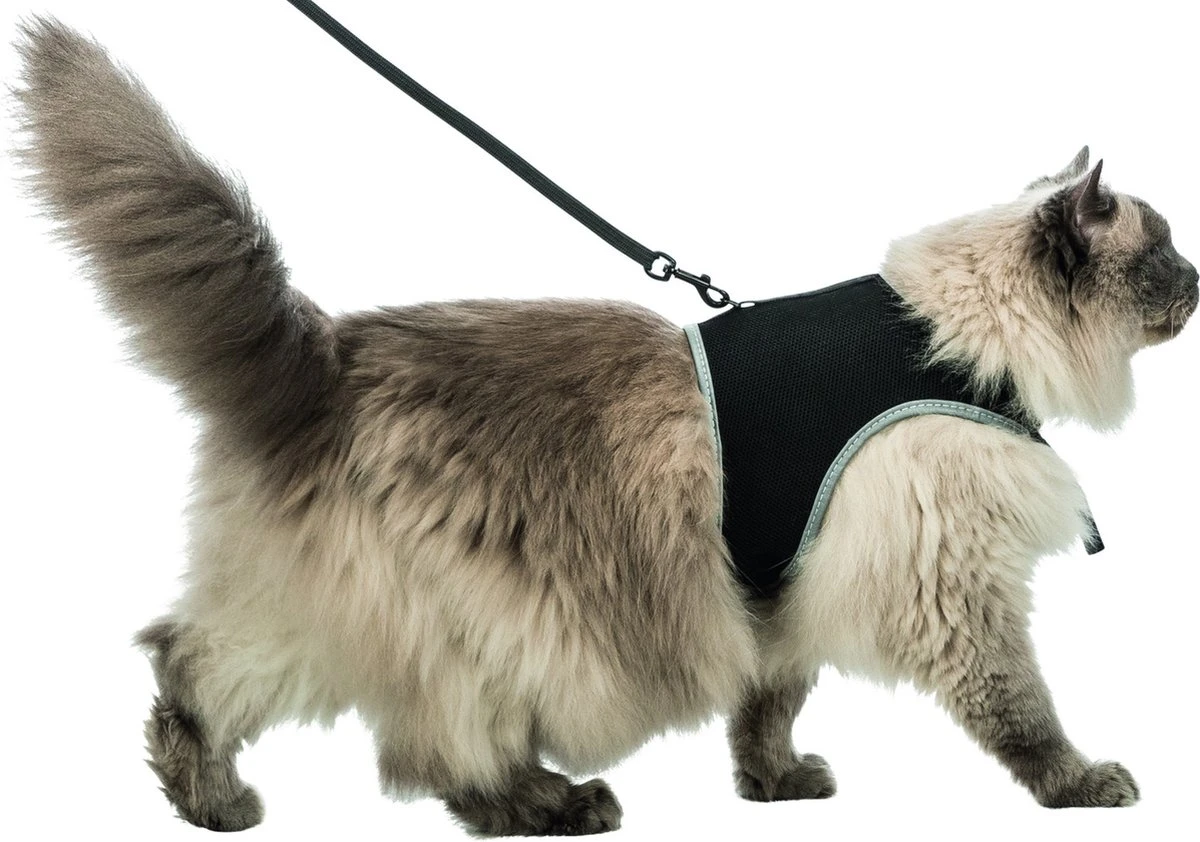 Trixie Soft Kattentuig - Zwart - 1,2 M 2 Trixie Soft Kattentuig - Zwart - 1,2 M - Afbeelding 2