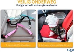 Hondengordel Met Hondenborstel - Vacht Verzorging Massage Borstel - Honden Katten Huisdieren - Verzorgingsborstel Handschoen - Gordel Riem Autogordel Seat Belt - Voordeelpack -Huisdierbenodigdheden 1200x847 1