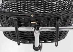 Trixie Wilgen Fietsmand Voorop Zwart Met Kussen En Kap - 50X41X35 CM -Huisdierbenodigdheden 1200x848 3