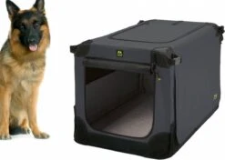 Maelson Soft Kennel - Robuuste Hondenbench Van Zacht Materiaal - Opvouwbare Kennel Met Stevig Stalen Binnenframe - Zwart/antraciet - XXS / XS / S / M / L / XL / XXL - 72 S -Huisdierbenodigdheden 1200x854 10