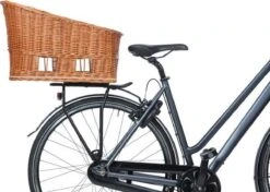 Basil Pasja Hondenfietsmand L - Achter - Riet - Inclusief MIK-adapterplaat - Large - 50 Cm - Bruin -Huisdierbenodigdheden 1200x854 3