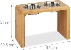 Relaxdays Voerbak Hond Met Standaard - Dubbel - Hondenvoerbak - 2 Eetbakken - Verhoogd -Huisdierbenodigdheden 1200x854 4