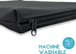 Topmast Waterproof Benchkussen - Nylon - Zwart - 60 X 45 Cm - Benchmat - Benchmatras - Waterafstotend - Hondenkussen -Huisdierbenodigdheden 1200x854 9