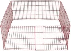 Topmast Puppyren Uitvouwbaar - Roze - 560 Cm Omtrek - 60 Cm Hoog - Opvouwbaar - XL Hondenren - Voor Binnen -Huisdierbenodigdheden 1200x856 2