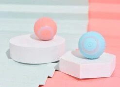 Merkloos Speelbal - Slimme Interactieve Zelfrollende Bal - Kat En Hond Speelgoed - Kattenspeelgoed - BLAUW -Huisdierbenodigdheden 1200x868 2