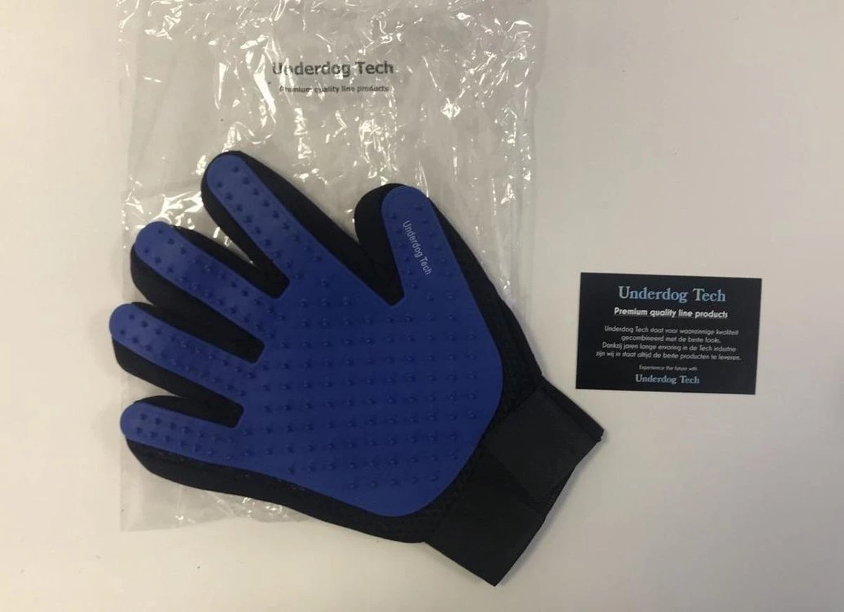 Merkloos Vachtverzorgingshandschoen 14 Merkloos Vachtverzorgingshandschoen - Afbeelding 14