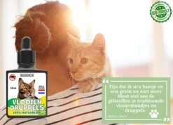 Natuurlijke Vlooiendruppels Voor Katten - Vanaf 4 Kg - 100% Natuurlijk - Vlooien - Zonder Giftige Pesticiden - 30 Ml - Speciale Formule Voor Katten - Vachtdruppels - Made In Holland -Huisdierbenodigdheden 1200x872 18