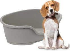 Flamingo - Hondenmand Domus - XL - Grijs - 80/92 X 61 X 26 Cm -Huisdierbenodigdheden 1200x875 3