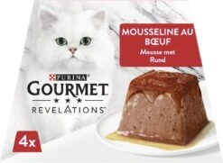 Gourmet Revelations Mousse - Kattenvoer Natvoer - Rund - 24 X 57 G -Huisdierbenodigdheden 1200x877 2