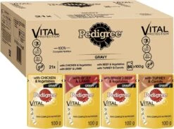 Pedigree Natvoer Mixed Selection 84 X 100 G. Kip, Runds, Kalkoen En Lams - Hondenvoeding -Compleet Nat Hondenvoer. -Huisdierbenodigdheden 1200x887 4