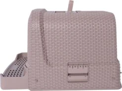 Adori Kattentoiltet Rattan Taupe - Kattenbakken - 69x42x41 Cm -Huisdierbenodigdheden 1200x896 4