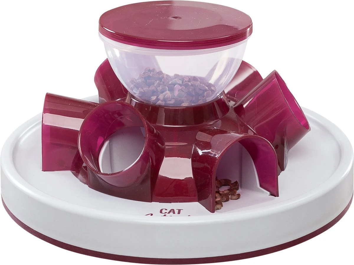 TRIXIE Kattenspeelgoed Tunnel Feeder Strategiespel - Blauw 8 TRIXIE Kattenspeelgoed Tunnel Feeder Strategiespel - Blauw - Afbeelding 8