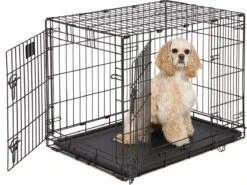 Merkloos Hondenbench - Zwart - M - 76 X 46 X 51 Cm