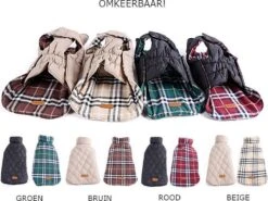 Stijlvol Omkeerbaar Winter Hondenjasje In Engelse Stijl - BEIGE - EXTRA LARGE (XL) -Huisdierbenodigdheden 1200x900 51