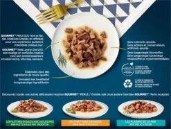 Gourmet Perle - Kattenvoer Natvoer - Land & Zee Duo Met Kip En Rund - 48 X 85 Gram -Huisdierbenodigdheden 1200x902 6