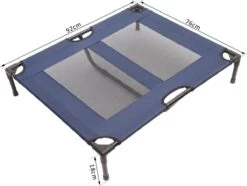 Paws & Claws - Hondenbed - Hondenstretcher - Honden Ligbed - Portable Draagbaar - 92 X 76 X 18 Cm - Blauw 11 Paws & Claws - Hondenbed - Hondenstretcher - Honden Ligbed - Portable Draagbaar - 92 X 76 X 18 Cm - Blauw -Huisdierbenodigdheden 1200x906 3