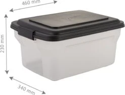 Iris Ohyama Air Tight Food Container Set Van 2 - ATS-C - Kunststof - 20 En 45 Liter - Transparant/Grijs - Met Schepje 11 Iris Ohyama Air Tight Food Container Set Van 2 - ATS-C - Kunststof - 20 En 45 Liter - Transparant/Grijs - Met Schepje -Huisdierbenodigdheden 1200x914 2