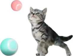 Merkloos EYSS Slimme Bal / Huisdier Speelgoedbal / Kattenspeeltje / Zelfrollende Kattenbal / Smart Rollende Bal / Oplaadbare Speeltje Voor Poesjes /Katten -Huisdierbenodigdheden 1200x915 7