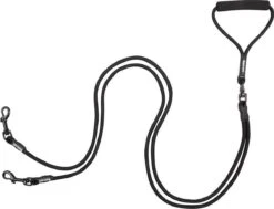 Rebel Petz - Dubbele Verstelbare Hondenriem Voor Twee Honden - Met Draaibare Sluiting En Zacht Handvat - Small En Large - Large (140 Cm Lang, Ø 12 Mm) -Huisdierbenodigdheden 1200x916