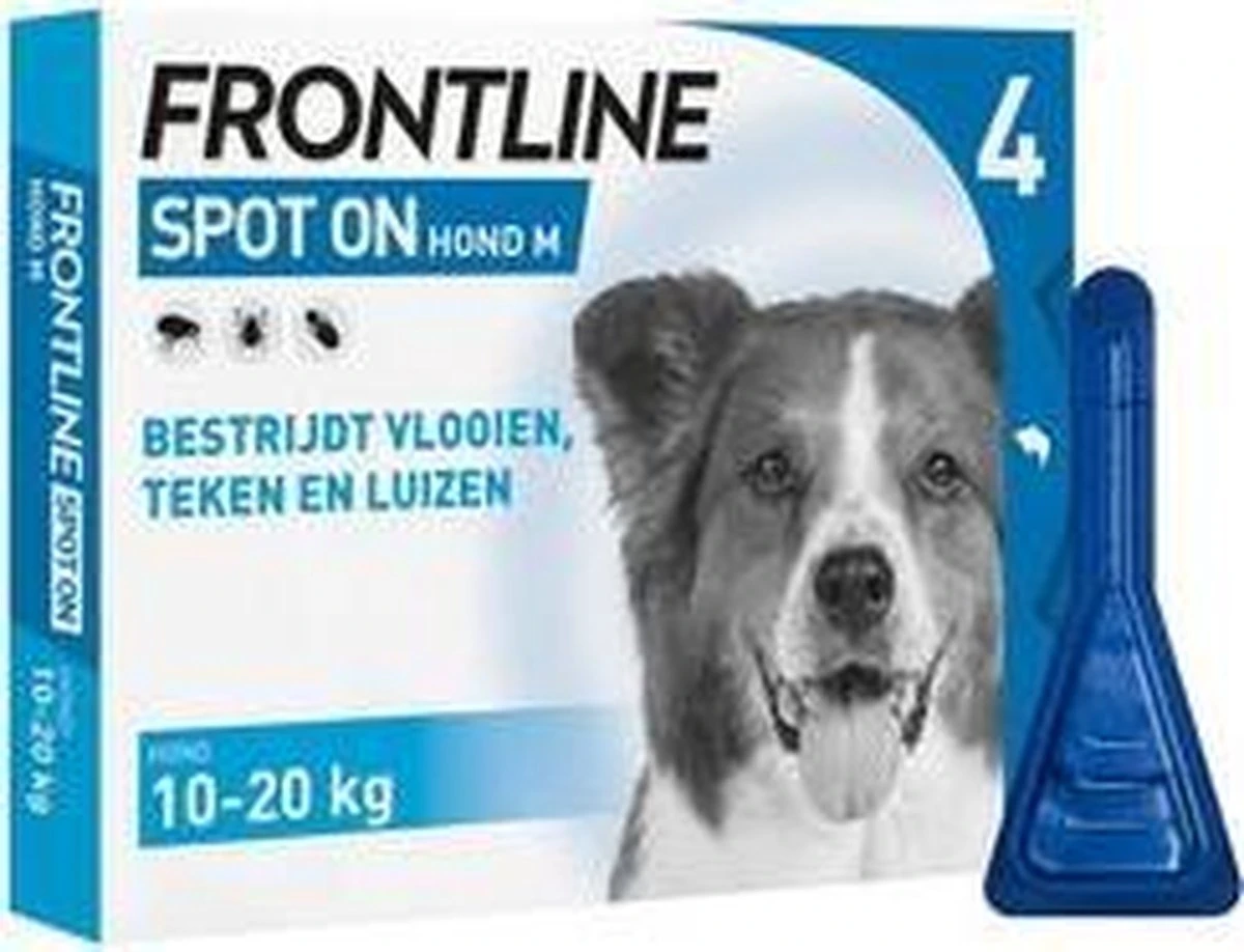 Frontline Spot-On M Anti Vlooienmiddel - Hond - 4 Pipetten 10 Frontline Spot-On M Anti Vlooienmiddel - Hond - 4 Pipetten - Afbeelding 10