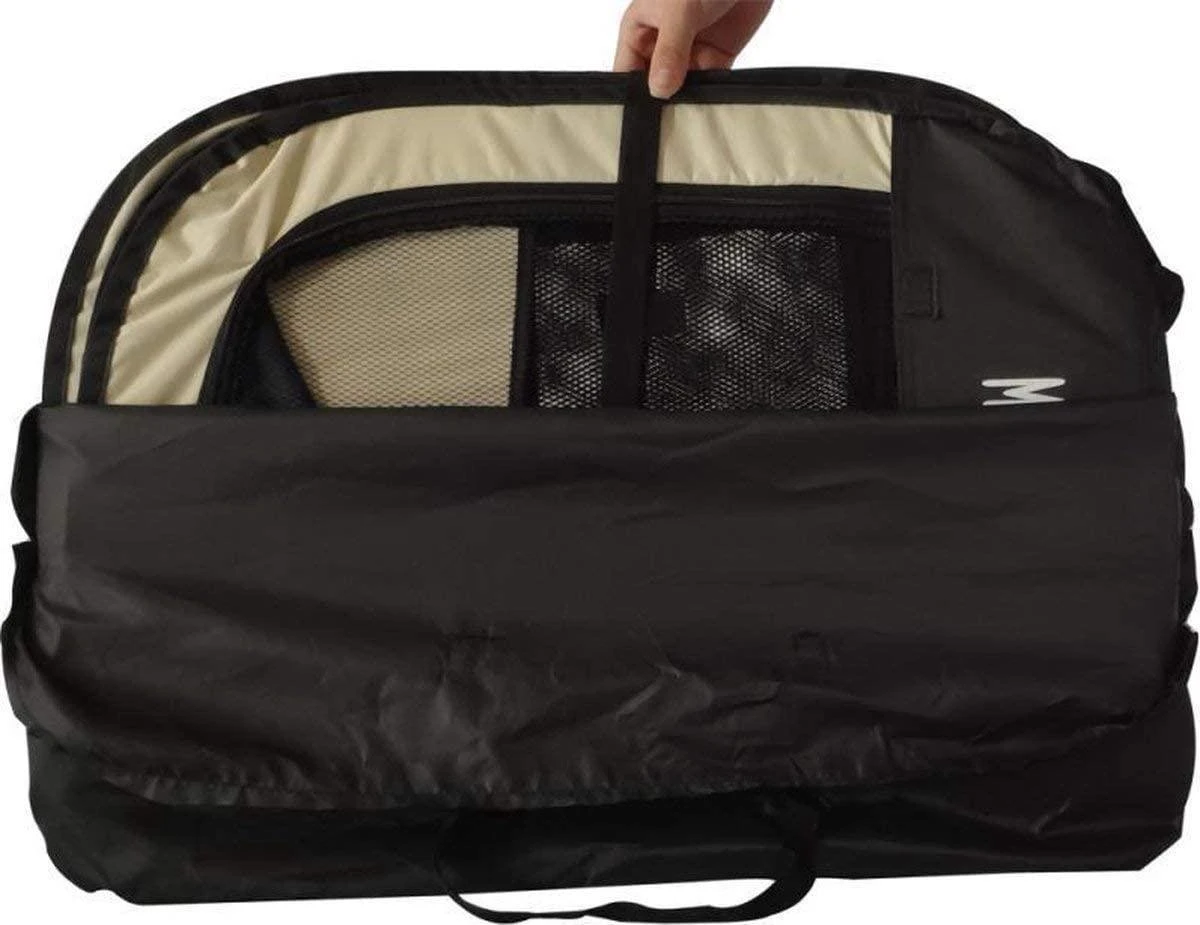 Opvouwbare Puppyren -75*75*43 Cm Puppytent - Zwart - Gratis Draagtas En Gratis Drinkbak 2 Opvouwbare Puppyren -75*75*43 Cm Puppytent - Zwart - Gratis Draagtas En Gratis Drinkbak - Afbeelding 2