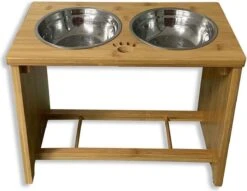 Merkloos Voerstation Voor Honden - Voerbak & Drinkbak - Honden Voerbakken - 15cm - 400ml