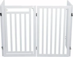 Trixie Hondenhek Met Deur Wit - 60-160 X 81 CM -Huisdierbenodigdheden 1200x931 3