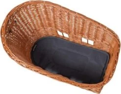 Basil Pasja Hondenfietsmand L - Achter - Riet - Inclusief MIK-adapterplaat - Large - 50 Cm - Bruin -Huisdierbenodigdheden 1200x935 4