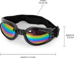 Hondenbril - Zonnebril Hond - Honden Zonnebril - Zwart - UV Werend -Huisdierbenodigdheden 1200x936 11