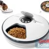 PetFriends Automatische Voerbak Voor Hond En Kat - Incl. Batterijen - Voerautomaat Met 6 Compartimenten - 24 Uurs Timer - Elektrische Voederbak
