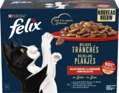 Felix Heerlijke Plakjes Farm Selectie Kattenvoer Nat 4(12x80g) -Huisdierbenodigdheden 1200x940 13