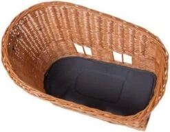 Basil Pasja Hondenfietsmand L - Achter - Riet - Inclusief MIK-adapterplaat - Large - 50 Cm - Bruin -Huisdierbenodigdheden 1200x940 3