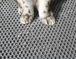 Nixnix - Kattenbakmat - 40 X 50 Cm - Waterdicht - Dubbele Laag - Honingraatstructuur - Uitloopmat - Placemat Kat - Schoonloopmat Kattenbak - Kattenbak Accessoires - Katten Grit Opvanger - Katten Mat -Huisdierbenodigdheden 1200x941 5