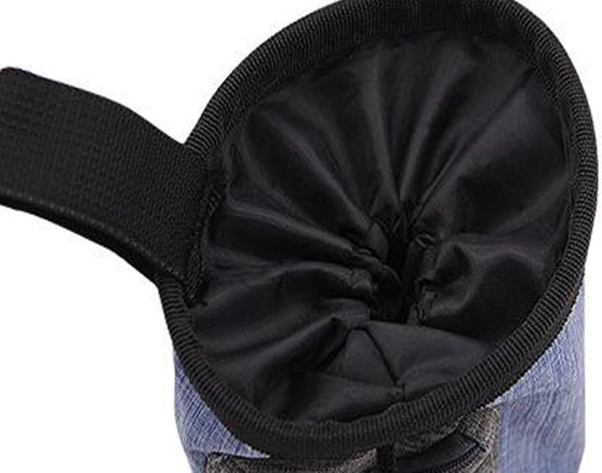 Honden Beloningstasje - Honden Beloningszakje - Treat Pouch - Honden Puppy Training - Poepzakjes Houder - Puppy Benodigdheden - Honden Snacktasje - Blauw 17x15cm 2 Honden Beloningstasje - Honden Beloningszakje - Treat Pouch - Honden Puppy Training - Poepzakjes Houder - Puppy Benodigdheden - Honden Snacktasje - Blauw 17x15cm - Afbeelding 2