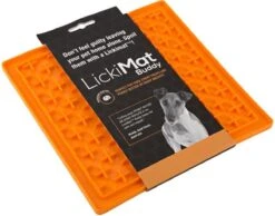 Lickimat Buddy - Voermat - Slow Feeder - 20 Cm - Oranje -Huisdierbenodigdheden 1200x944 4