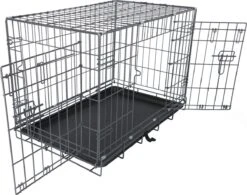 Adori Safety+ Bench Met 2 Deuren Grijs - Hondenbench - 61x43x49 Cm -Huisdierbenodigdheden 1200x946 3