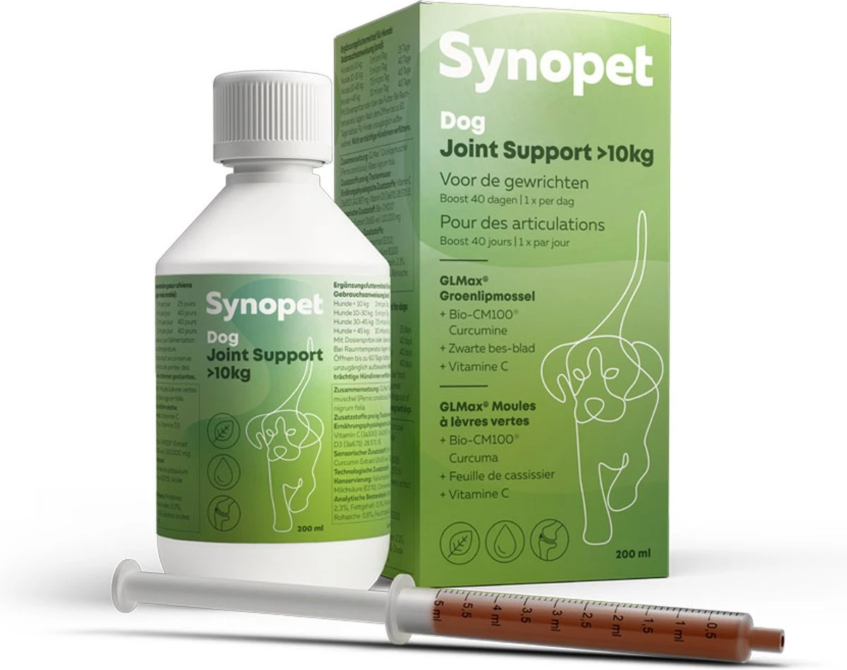Synopet Dog Joint Support >10kg 200ml (Voorheen Synopet Cani-Syn 200ml) 1 Synopet Dog Joint Support >10kg 200ml (Voorheen Synopet Cani-Syn 200ml)
