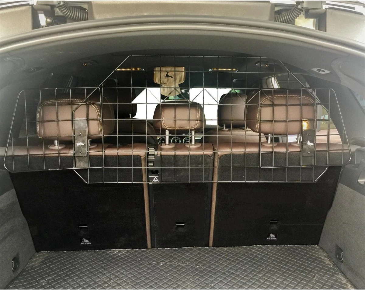 Verstelbaar Hondenrek Voor Auto - Veiligheidsrek - Autorek Hond - Kofferbak - Achterbank - Bagagerek - Universeel - Zwaart 3 Verstelbaar Hondenrek Voor Auto - Veiligheidsrek - Autorek Hond - Kofferbak - Achterbank - Bagagerek - Universeel - Zwaart - Afbeelding 3