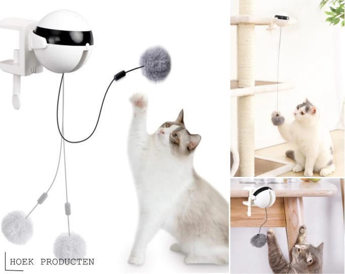 Merkloos Kattenhengel - Elektrisch Kattenspeelgoed - Kattenspeeltjes - Automatische Hengel - Kitten Speelgoed - Interactief Kattenspeelgoed - Bal - Katten - Poesjes - Kitten - Kat - Kattenbal - Kattenspeeltjes Intelligentie 1 Merkloos Kattenhengel - Elektrisch Kattenspeelgoed - Kattenspeeltjes - Automatische Hengel - Kitten Speelgoed - Interactief Kattenspeelgoed - Bal - Katten - Poesjes - Kitten - Kat - Kattenbal - Kattenspeeltjes Intelligentie