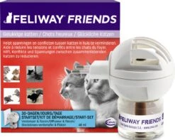 Feliway Friends - Startset - 1 Verdamper Met 1 Vulling - 48 Ml - Anti-conflict Voor Katten -Huisdierbenodigdheden 1200x955 5