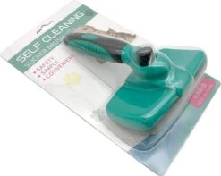 ElegaPet Hondenborstel Groen - Hondenhaar Verwijderen - Kat En Hondenkam - Slickerborstel Hond En Kat - Groomer - Ondervacht Kam Hond - Borstel Hond - Hondenborstel Langharig En Kortharig - Slickerborstel - Anti Klit/Knopen/Huidschilfers -Huisdierbenodigdheden 1200x958