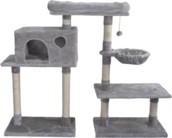 Adori Krabpaal Kingsley 3 In 1 - Krabpaal - 70x60x112 Cm Grijs